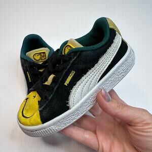 PUMA Smiley World Black White Yellow Sneakers